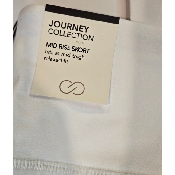 CALIA Women's Tulip Hem Skort 3X‎ Pure White Athletic Golf Tennis Skirt - Picture 6 of 10